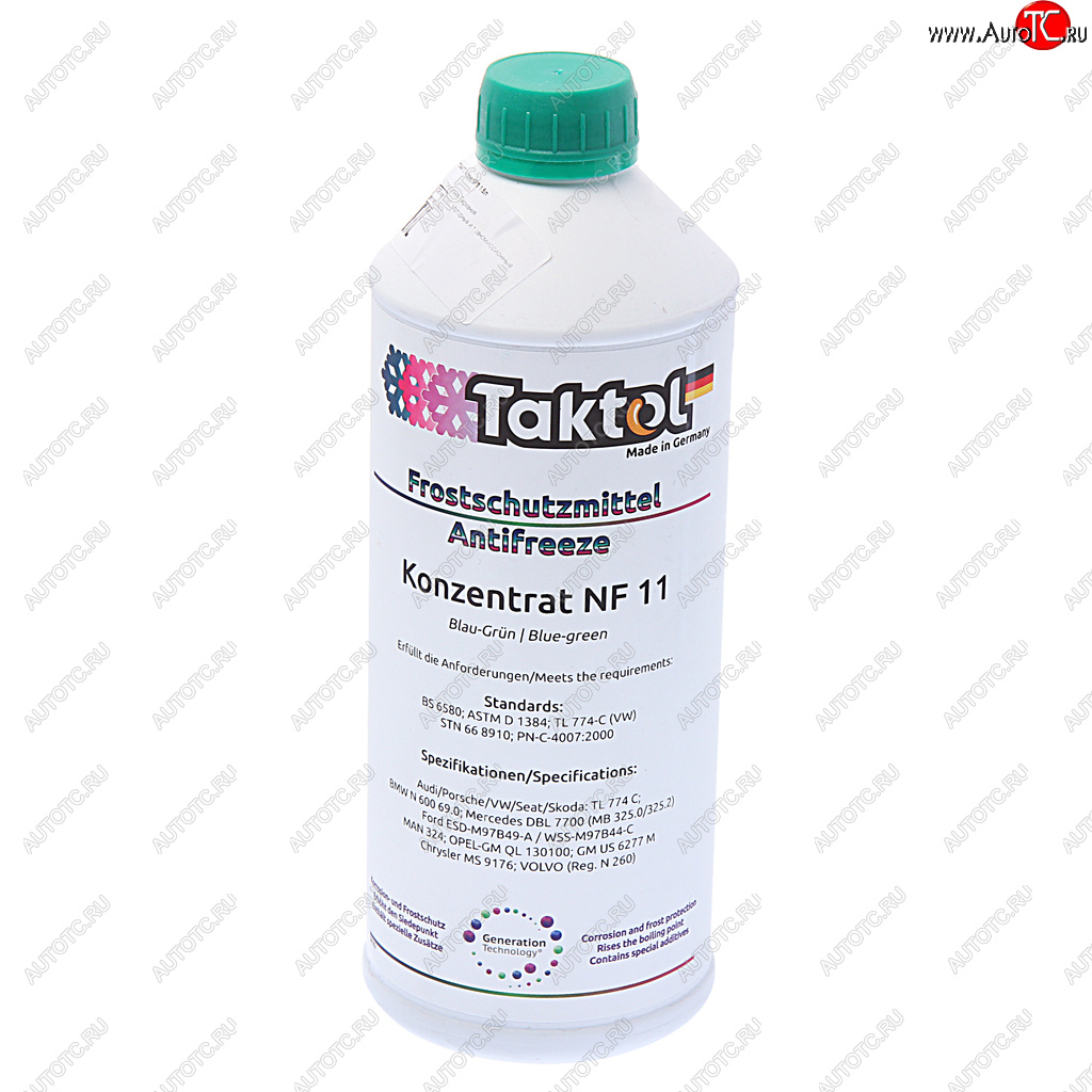 1 089 р. Антифриз сине-зеленый концентрат 1.5л NF11 TAKTOL TAKTOL 26008 TAKTOL 26008  с доставкой в г. Вологда