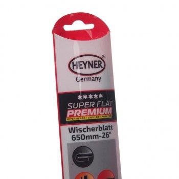 1 249 р. Щетка стеклоочистителя 650мм бескаркасная Super Flat Premium HEYNER HEYNER 286000  с доставкой в г. Вологда. Увеличить фотографию 2