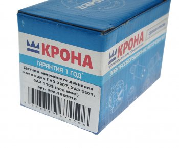 559 р. Датчик давления масла ГАЗ,ЗИЛ КРОНА КРОНА 308.3829010  с доставкой в г. Вологда. Увеличить фотографию 4