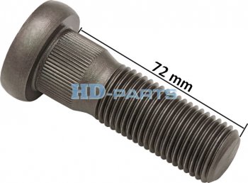 599 р. Шпилька колеса SCANIA 4,P,R,T series (78 резьба L=72мм) HD-PARTS HD-PARTS 309220  с доставкой в г. Вологда. Увеличить фотографию 2