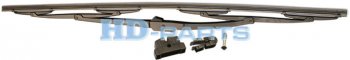 1 559 р. Щетка стеклоочистителя IVECO MAN MERCEDES VOLVO 650мм каркасная HD-PARTS HD-PARTS 318473  с доставкой в г. Вологда. Увеличить фотографию 2