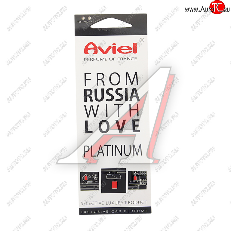 295 р. Ароматизатор подвесной картонный (Platinum) Perfume of France AVIEL AVIEL 32003  с доставкой в г. Вологда
