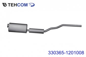Глушитель УАЗ-3303 дв.ЗМЗ-409 ЕВРО-4 с резонатором ТЕХКОМ ТЕХКОМ 330365-1201008
