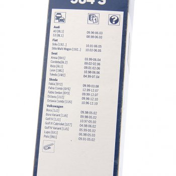 2 399 р. Щетка стеклоочистителя 530475мм комплект Twin Spoiler BOSCH BOSCH 3397001584  с доставкой в г. Вологда. Увеличить фотографию 4