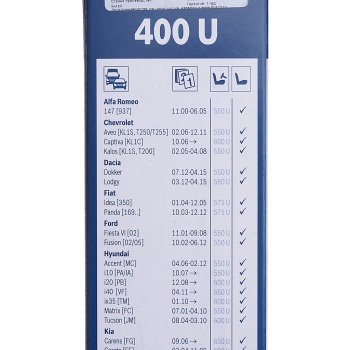 749 р. Щетка стеклоочистителя 400мм Twin BOSCH BOSCH 3397004579  с доставкой в г. Вологда. Увеличить фотографию 3