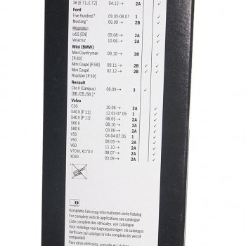 1 439 р. Щетка стеклоочистителя 500мм Plus Aerotwin BOSCH BOSCH 3397006947  с доставкой в г. Вологда. Увеличить фотографию 3