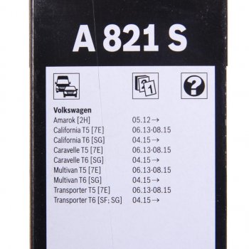 2 899 р. Щетка стеклоочистителя VW Amarok (10-) 600600мм комплект Aerotwin BOSCH BOSCH 3397009821  с доставкой в г. Вологда. Увеличить фотографию 4