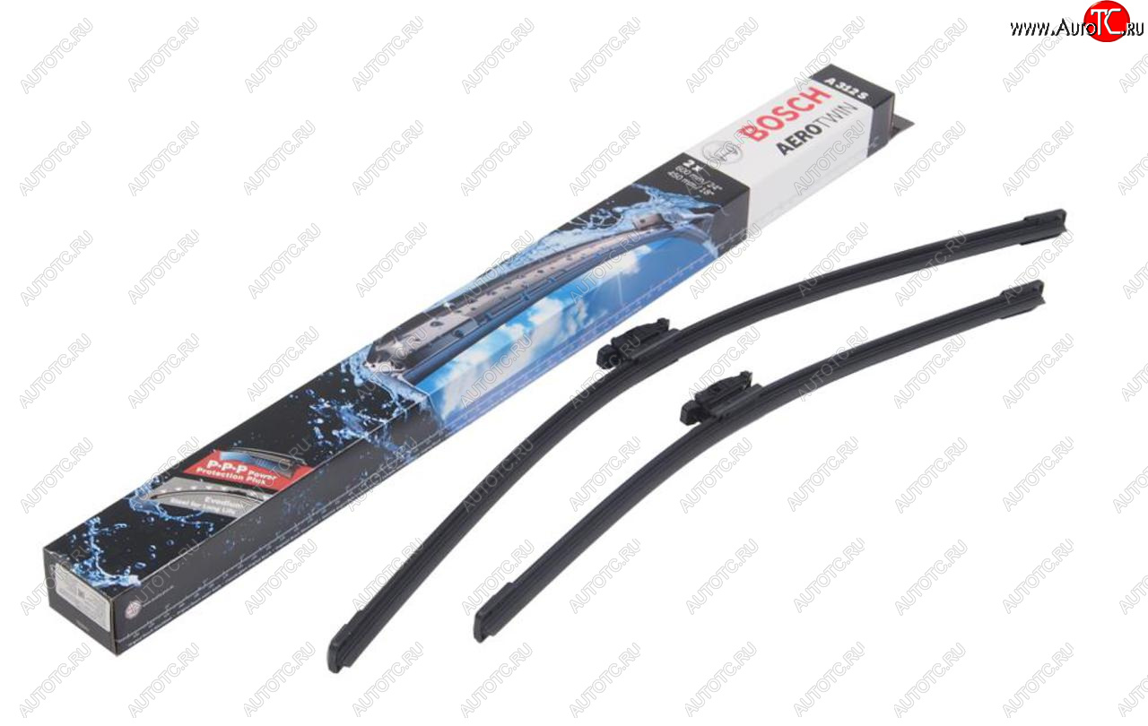 2 499 р. Щетка стеклоочистителя RENAULT Duster (16-) 600450мм комплект Aerotwin BOSCH BOSCH 3397014312  с доставкой в г. Вологда