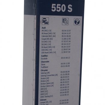 2 049 р. Щетка стеклоочистителя 550/500мм комплект Twin BOSCH BOSCH 3397118421 BOSCH 3397118421  с доставкой в г. Вологда. Увеличить фотографию 5