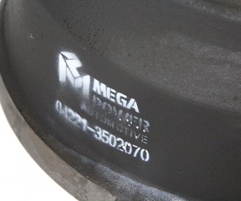 13 549 р. Барабан тормозной МАЗ-ЕВРО (10 отверстий) MEGAPOWER MEGAPOWER 350-32-032  с доставкой в г. Вологда. Увеличить фотографию 3