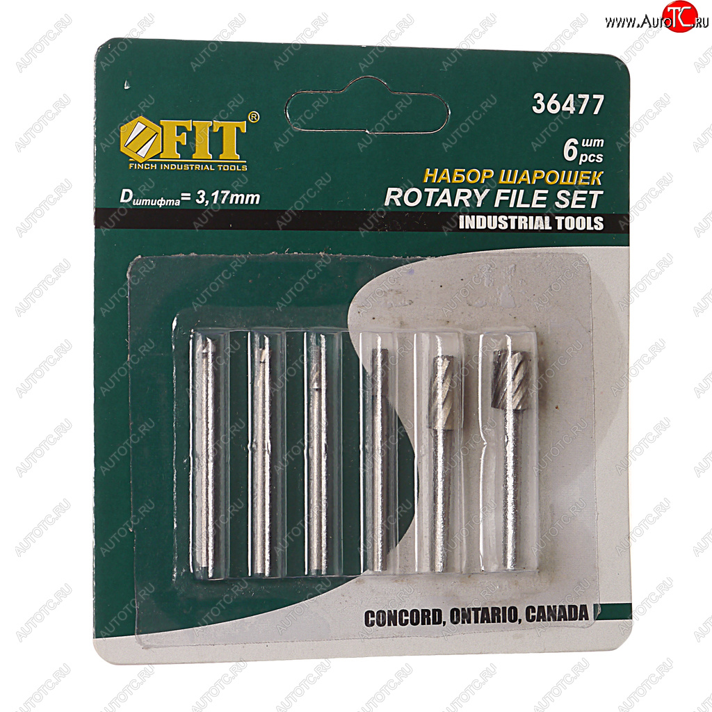 419 р. Шарошка по металлу набор 6шт. FIT FIT 36477  с доставкой в г. Вологда