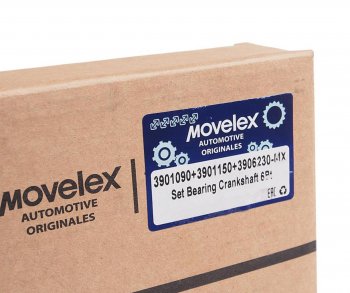 2 599 р. Вкладыши КАМАЗ,ПАЗ дв.CUMMINS 6ISBe,6ISDe,6BT коренные d=0.00 комплект MOVELEX MOVELEX 3901090+3901150+3906230-mx  с доставкой в г. Вологда. Увеличить фотографию 2