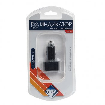 Вольтметр в прикуриватель 12-24V NOVA BRIGHT NOVA BRIGHT 39944