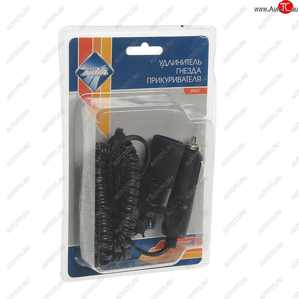 289 р. Удлинитель прикуривателя 12-24V 3м. NOVA BRIGHT NOVA BRIGHT 39947  с доставкой в г. Вологда