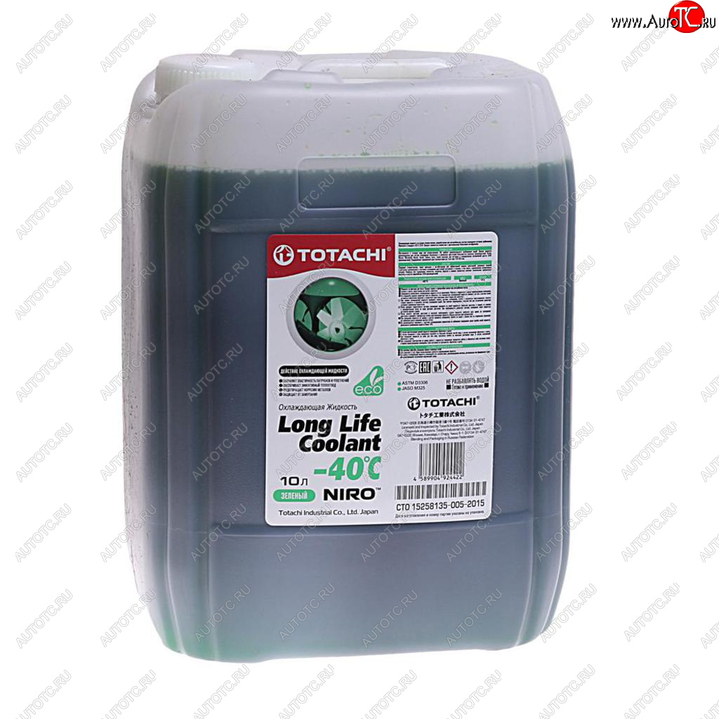 2 289 р. Антифриз зеленый -40C 10л SUPER LLC NIRO TOTACHI TOTACHI 41610  с доставкой в г. Вологда