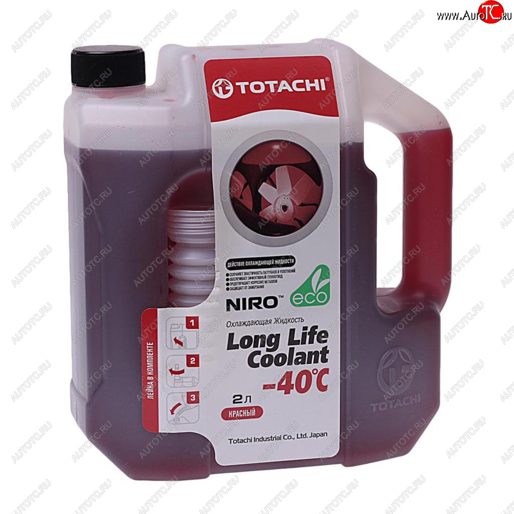 589 р. Антифриз красный -40C 2л SUPER LLC NIRO TOTACHI TOTACHI 41802  с доставкой в г. Вологда