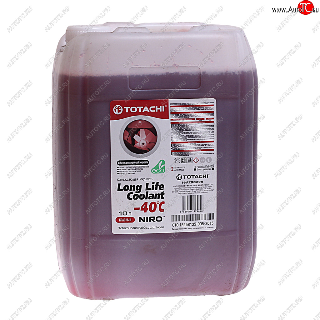 2 289 р. Антифриз красный -40C 10л SUPER LLC NIRO TOTACHI TOTACHI 41810  с доставкой в г. Вологда