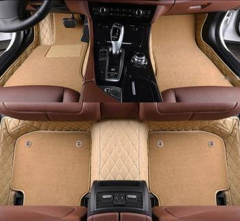 6 699 р. Ковры (кожа+текстиль) Автопилот Chery Tiggo 4 Pro (2021-2025) (черный)  с доставкой в г. Вологда. Увеличить фотографию 2