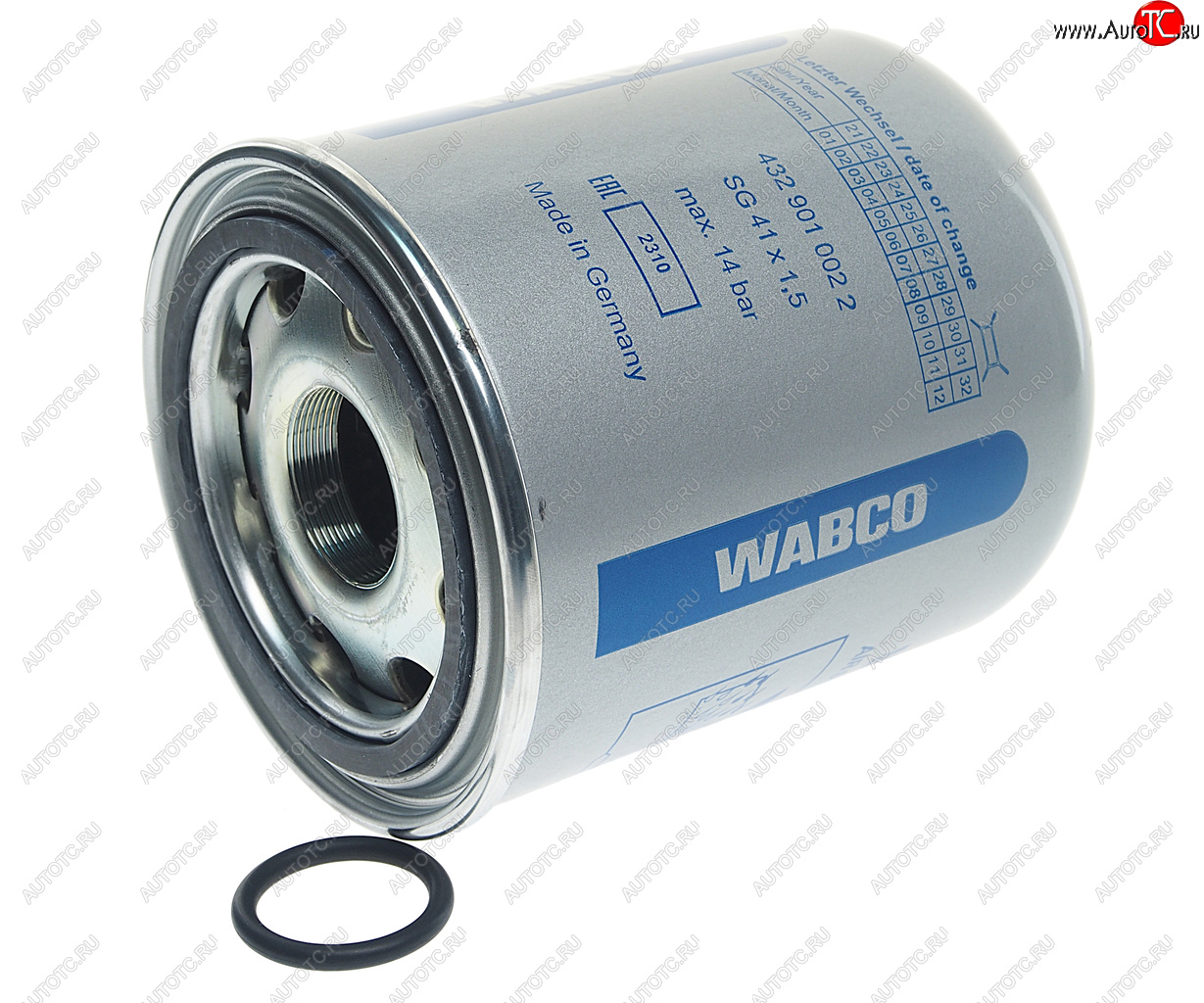 9 249 р. Фильтр осушителя MAN (18-) (41х1.5мм) (Air System Protector) WABCO WABCO 4329010022  с доставкой в г. Вологда