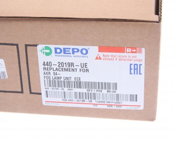 4 289 р. Фара противотуманная MERCEDES Axor (04-) правая DEPO DEPO 4402019rue  с доставкой в г. Вологда. Увеличить фотографию 4