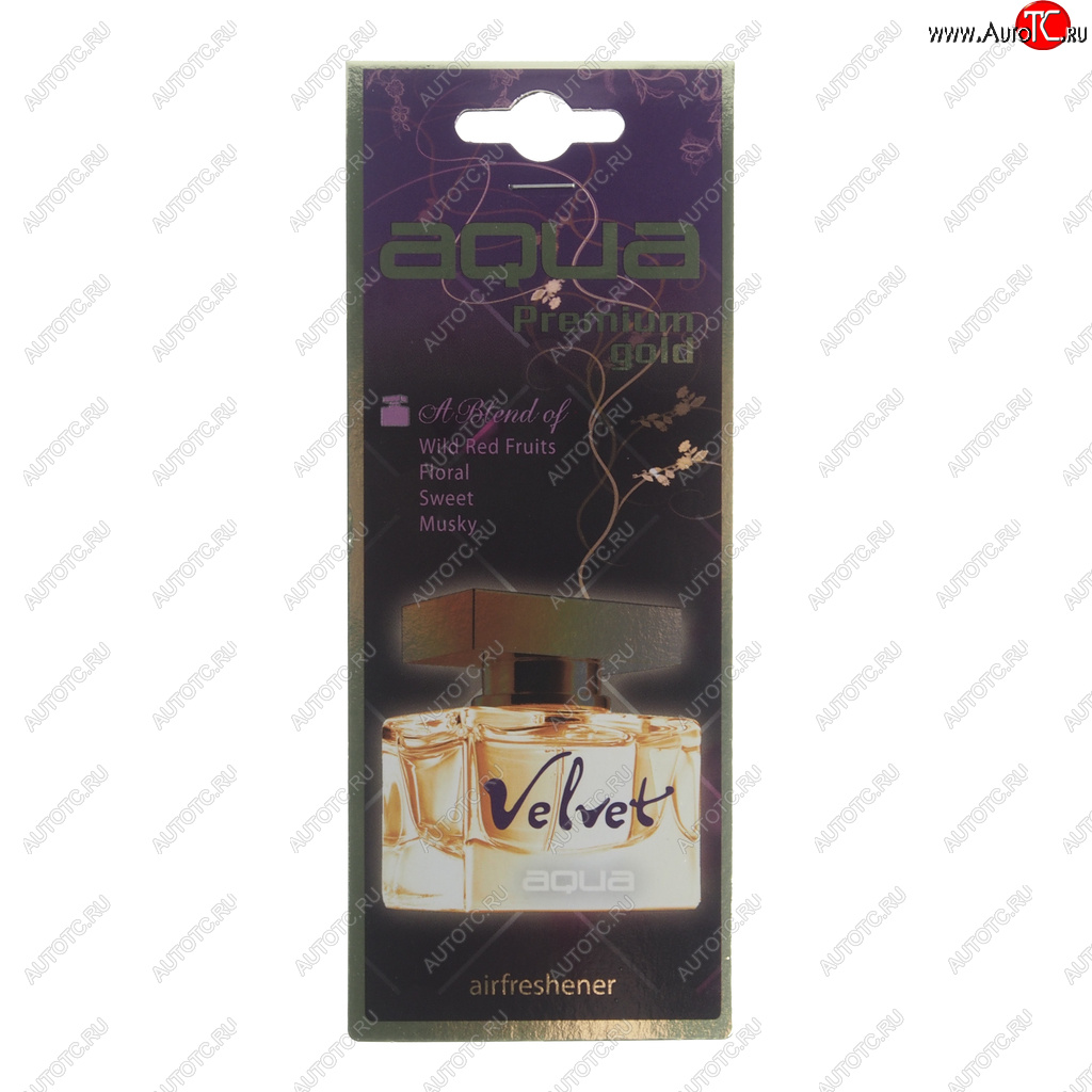 138 р. Ароматизатор подвесной пластина (velvet) Natural Flavor Drop AQUA AQUA 44098  с доставкой в г. Вологда