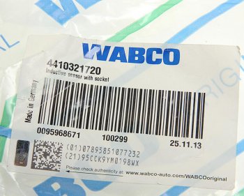 6 349 р. Датчик АБС DAF угловой L=230мм WABCO WABCO 4410321720  с доставкой в г. Вологда. Увеличить фотографию 2