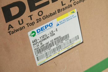 8 299 р. Фара MAN TGA,TGL (00-07) левая без электропривода DEPO DEPO 4491101llde  с доставкой в г. Вологда. Увеличить фотографию 4