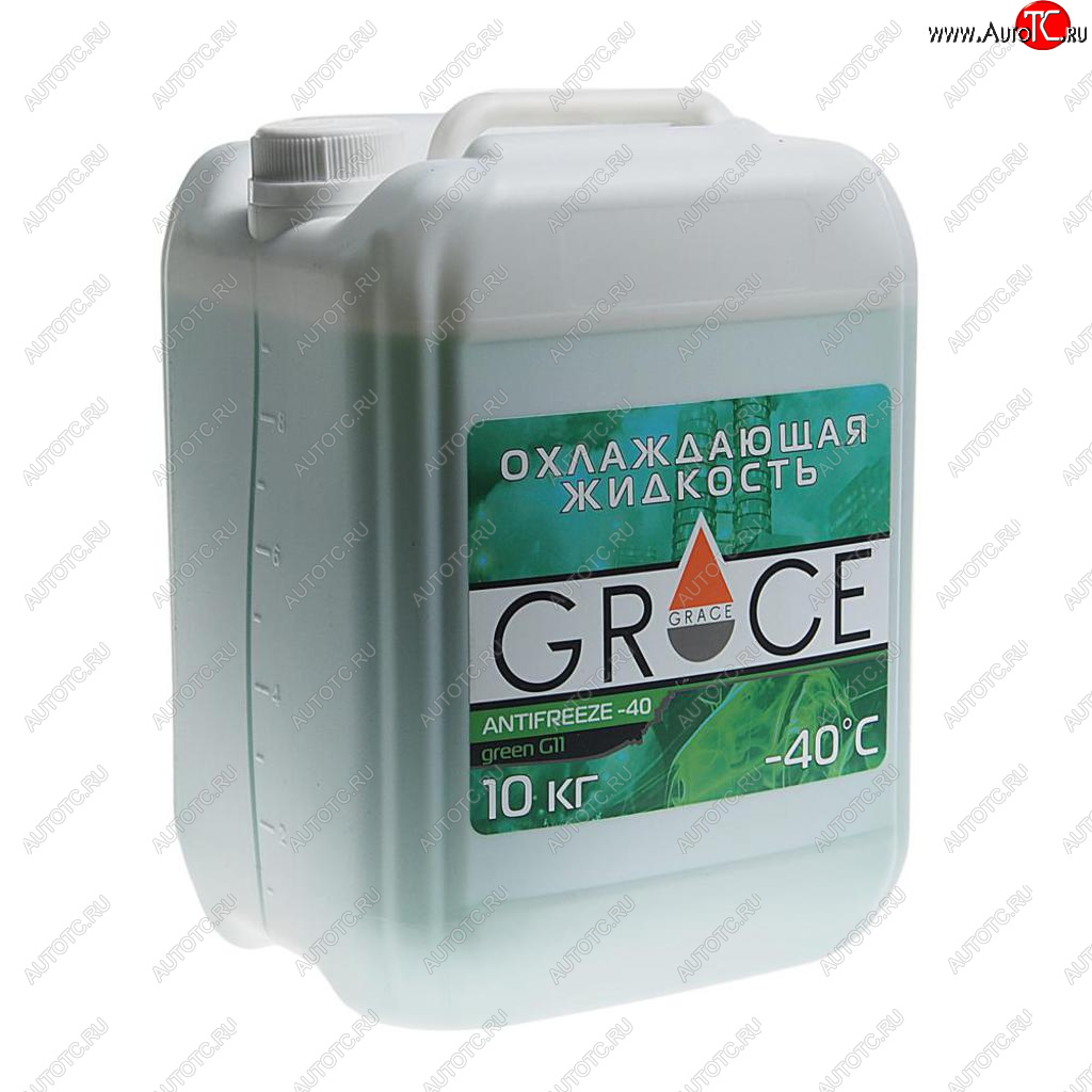 2 349 р. Антифриз зеленый -40C 10кг G11 GRACE GRACE 4603728817507  с доставкой в г. Вологда