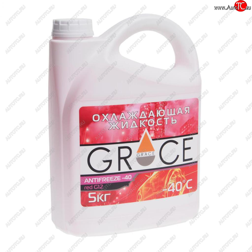 1 329 р. Антифриз красный -40C 5кг G12 GRACE GRACE 4603728817545  с доставкой в г. Вологда