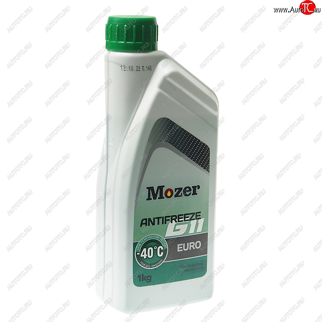 206 р. Антифриз зеленый Euro -40C 1кг G11 MOZER MOZER 4606475  с доставкой в г. Вологда