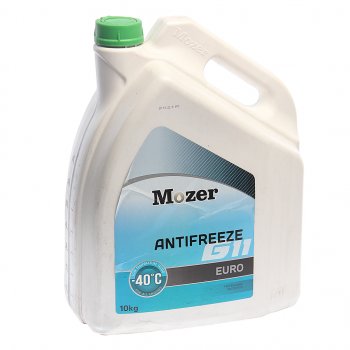 Антифриз зеленый Euro -40C 10кг G11 MOZER MOZER 4606499