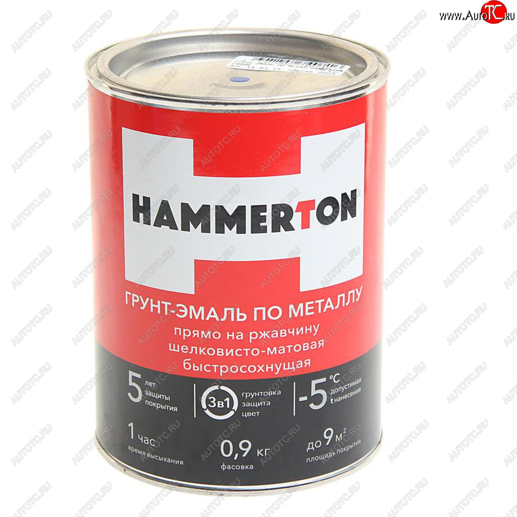 819 р. Грунт-эмаль по ржавчине синяя 0.9л HAMMERTON HAMMERTON 4607808740716  с доставкой в г. Вологда