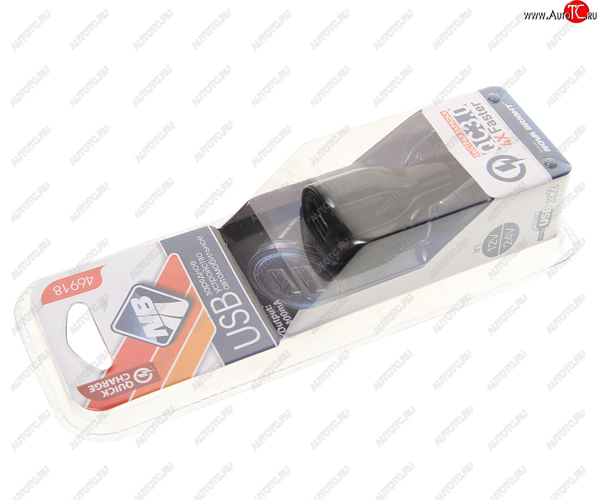 499 р. Устройство зарядное в прикуриватель 2USB 12V NOVA BRIGHT NOVA BRIGHT 46918  с доставкой в г. Вологда