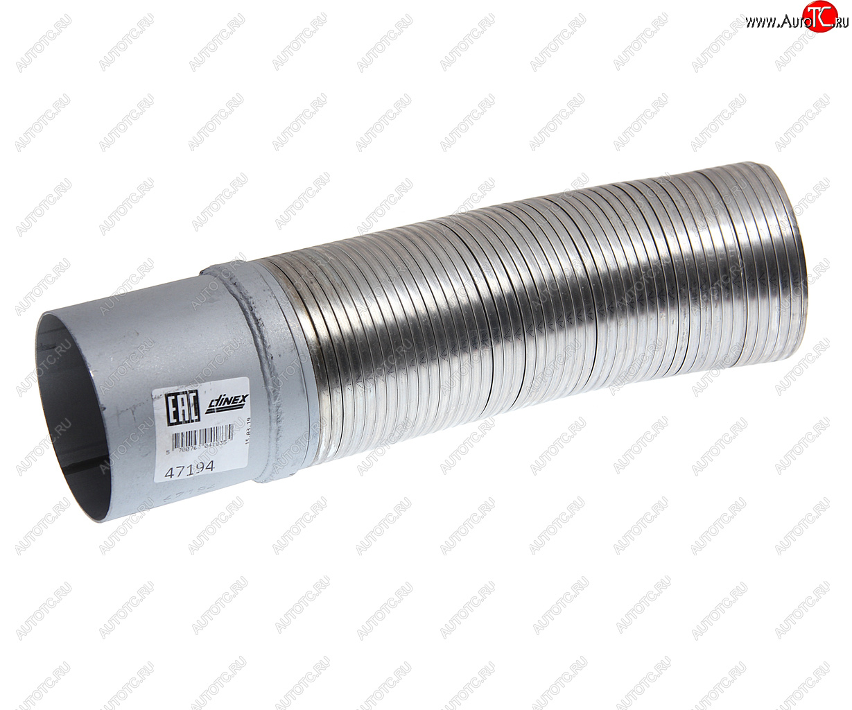 4 099 р. Гофра MAN выхлопной системы (d=110 L=415) (нерж.) с фланцем DINEX DINEX 47194 DINEX 47194  с доставкой в г. Вологда