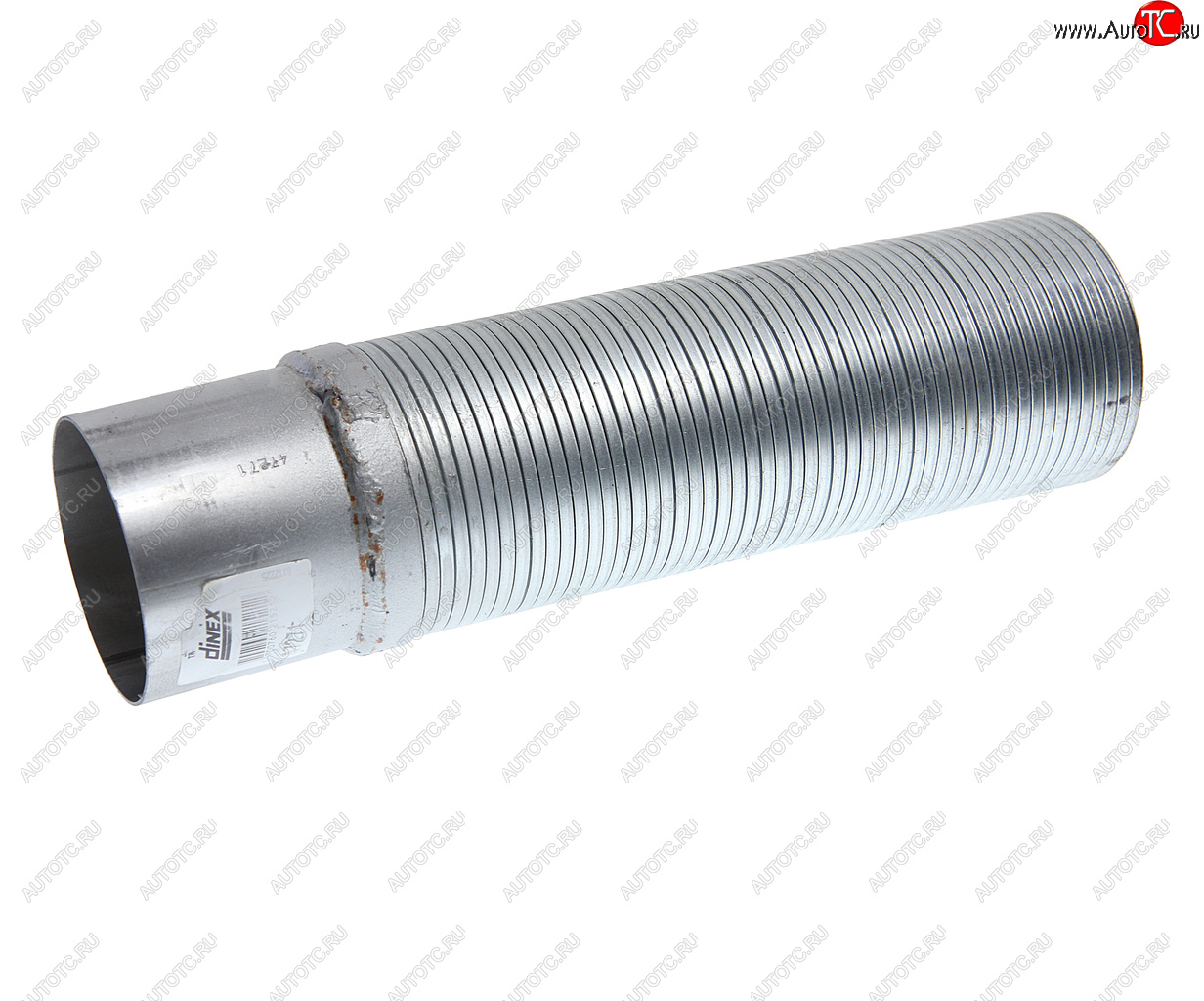 2 759 р. Гофра MAN выхлопной системы (d=111 L=415) (нерж.) с фланцем E-line DINEX DINEX 47271 DINEX 47271  с доставкой в г. Вологда