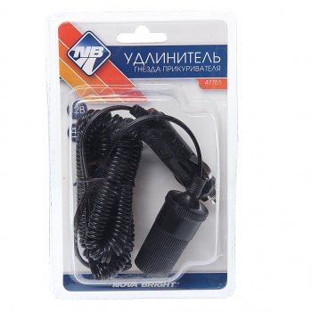 Удлинитель прикуривателя 12-24V 4м NOVA BRIGHT NOVA BRIGHT 47751
