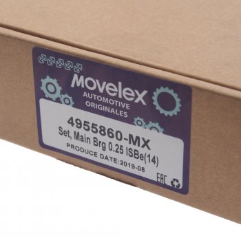 2 599 р. Вкладыши КАМАЗ дв.CUMMINS ISBe,ISDe коренные d=0.25 комплект 14шт. MOVELEX MOVELEX 4955860-mx  с доставкой в г. Вологда. Увеличить фотографию 3