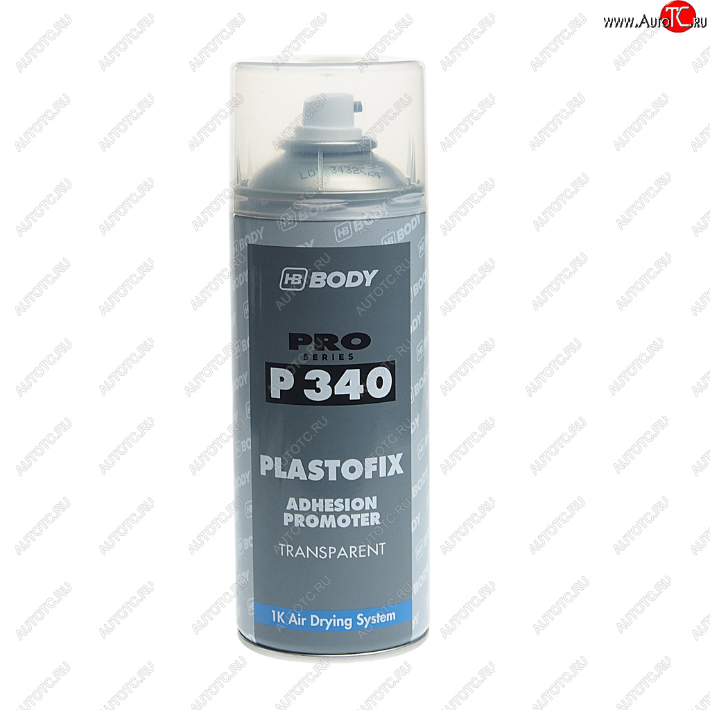 1 169 р. Грунт для пластика бесцветный аэрозоль 0.4л 340 PLASTOFIX BODY BODY 5100000010  с доставкой в г. Вологда