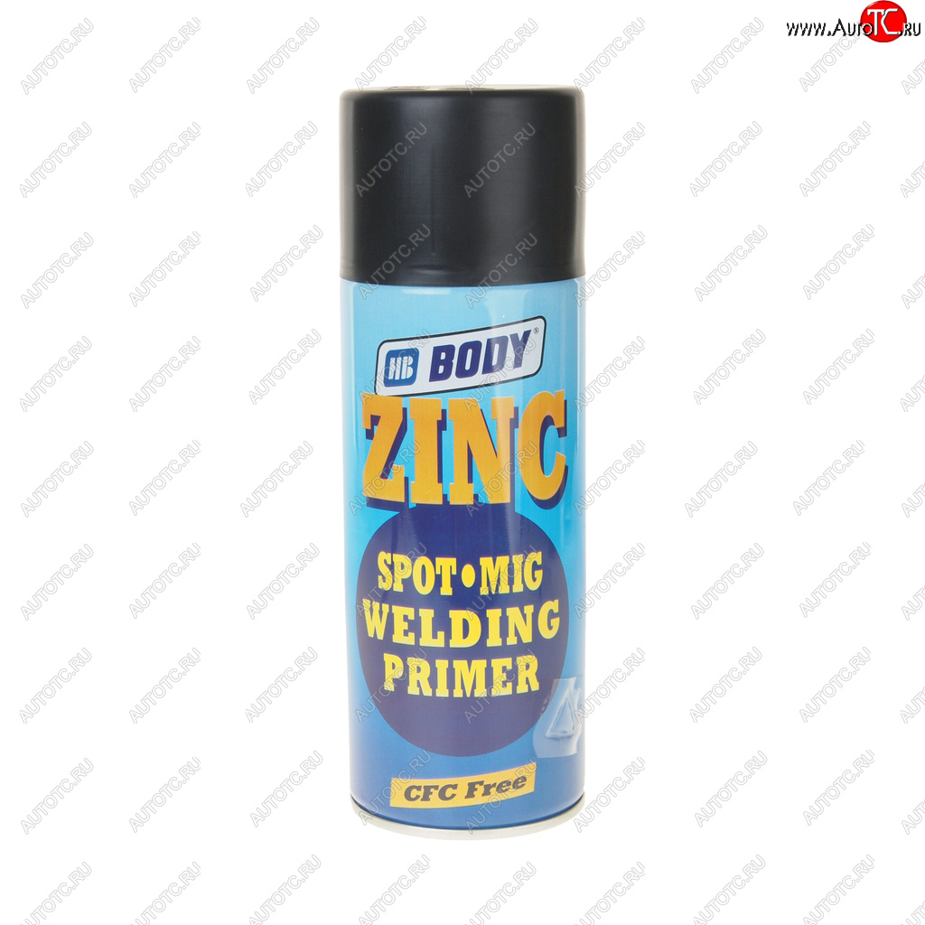 1 119 р. Грунт черный для точечной сварки ZINC Welding P311 аэрозоль 0.4л BODY BODY 5100200060  с доставкой в г. Вологда