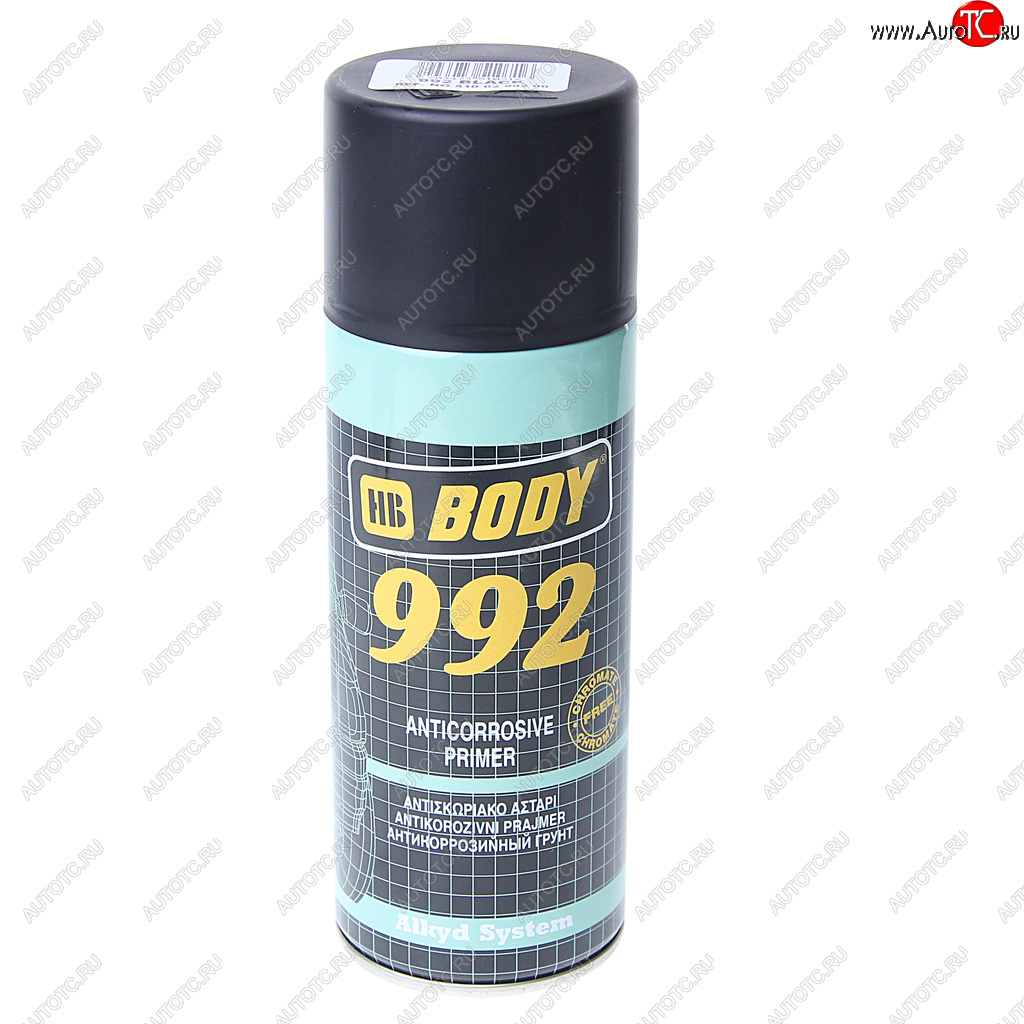 679 р. Грунт черный аэрозоль 992 0.4л BODY BODY 5100299200  с доставкой в г. Вологда