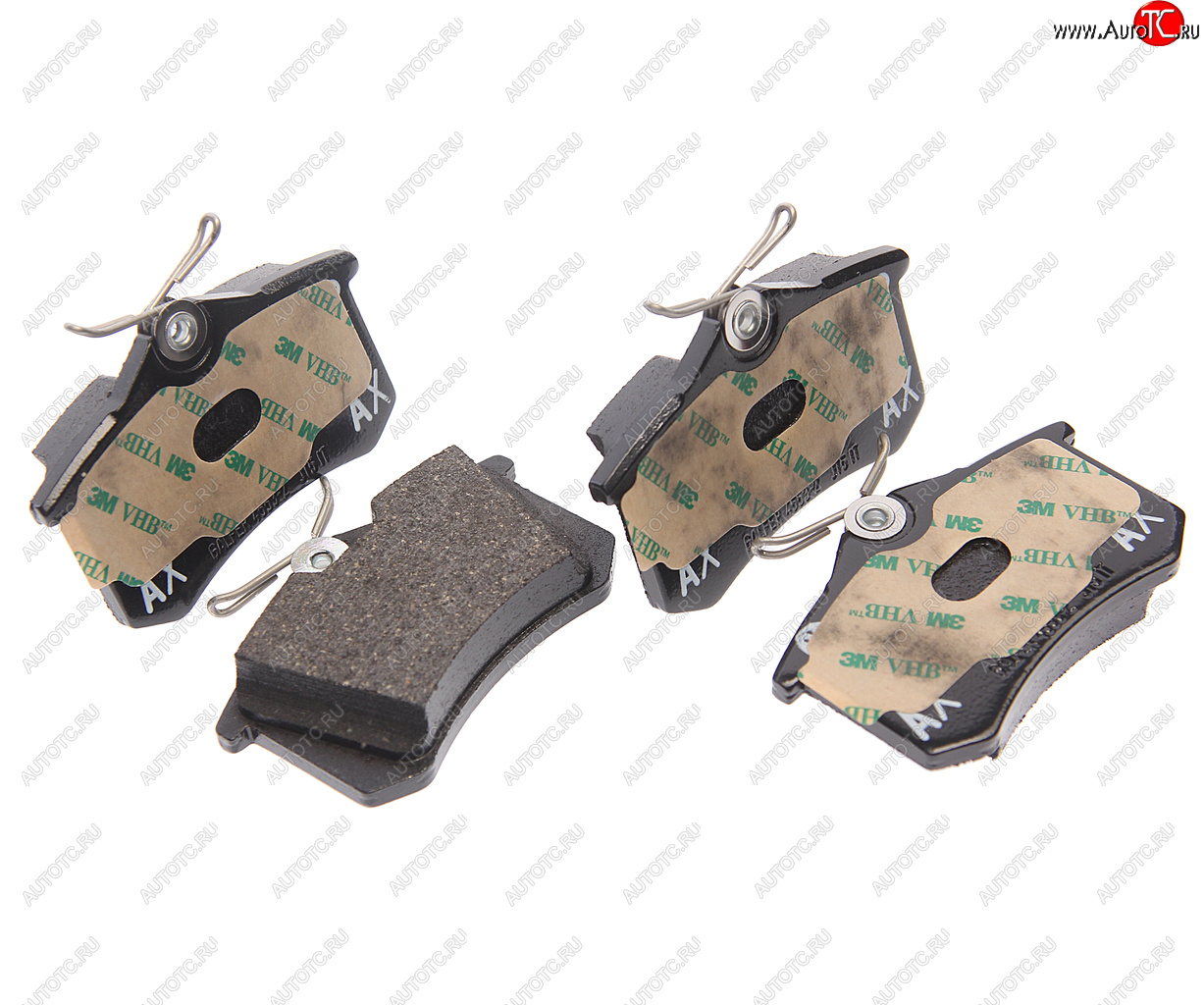 7 299 р. Колодки тормозные задние (4шт.) VAG Seat Leon 1P хэтчбэк 5 дв. дорестайлинг (2005-2009)  с доставкой в г. Вологда