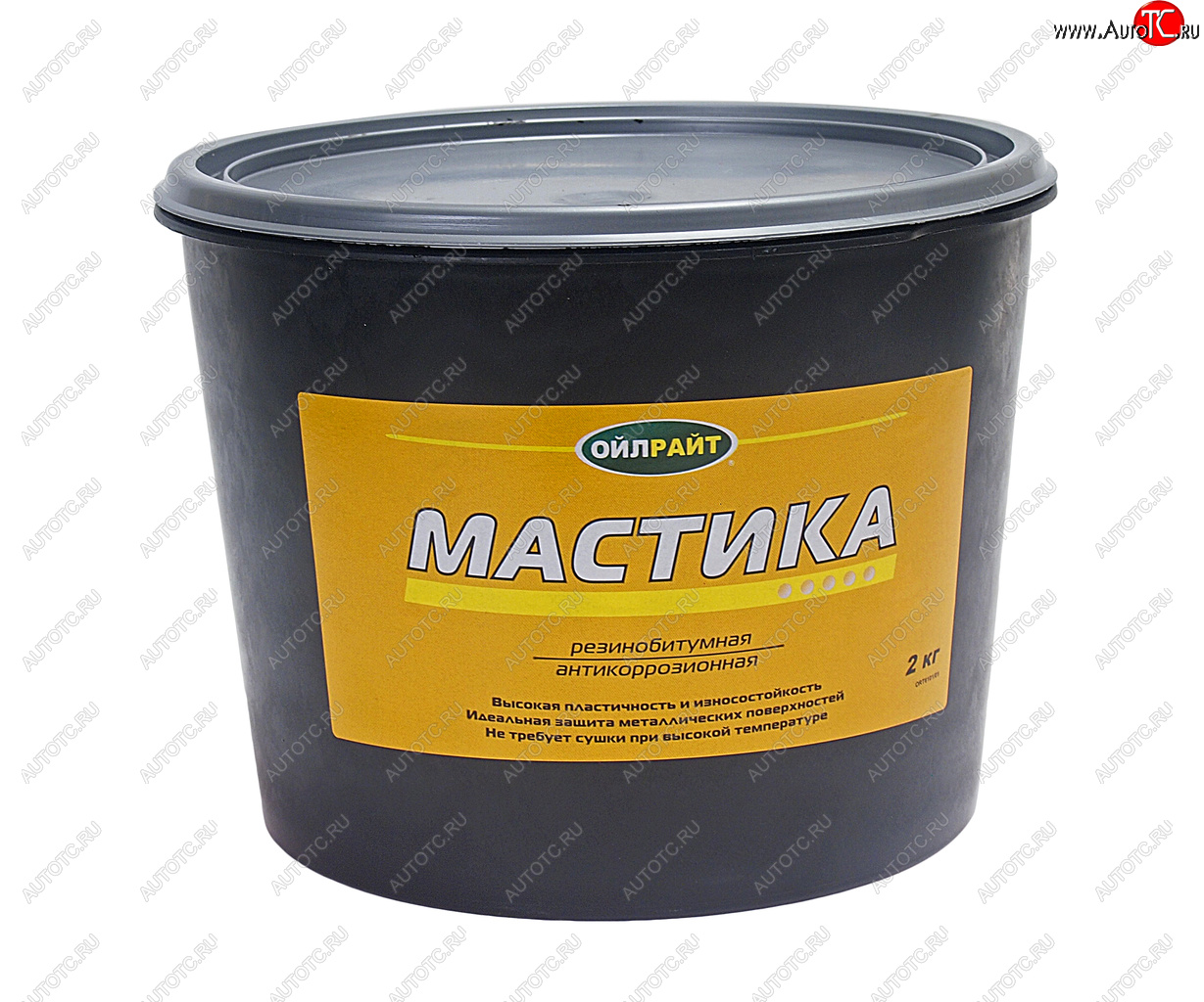 489 р. Антикор для наружных поверхностей мастика резинобитумная 2кг OIL RIGHT OIL RIGHT 6101  с доставкой в г. Вологда
