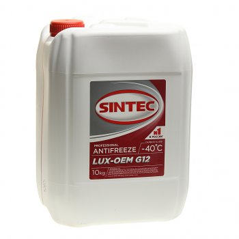 Антифриз красный -40C 10кг G12+ LUXE SINTEC SINTEC 614504