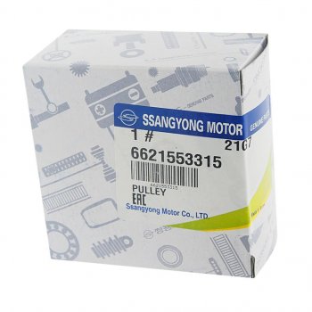 5 649 р. Шкив SSANGYONG Actyon (06-),Kyron (05-),Rexton (02-),Rodius (04-) (D2027) генератора OE SSANGYONG 6621553315  с доставкой в г. Вологда. Увеличить фотографию 2