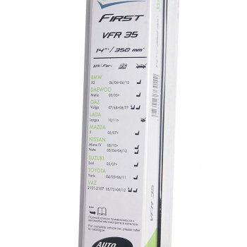 349 р. Щетка стеклоочистителя 350мм каркасная First VALEO VALEO 675535  с доставкой в г. Вологда. Увеличить фотографию 2