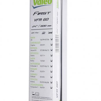 699 р. Щетка стеклоочистителя 600мм каркасная First VALEO VALEO 675560  с доставкой в г. Вологда. Увеличить фотографию 2