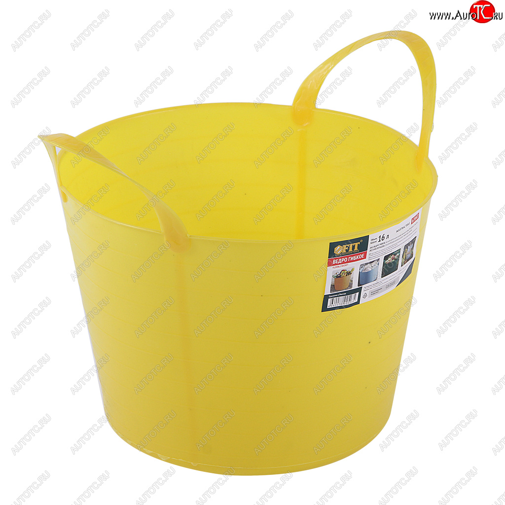599 р. Ведро 16л пластик гибкое FIT FIT 67847  с доставкой в г. Вологда