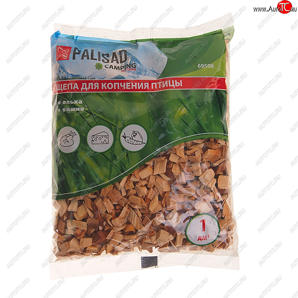 61 р. Щепа для копчения ольхово-вишневая 220г PALISAD PALISAD 69508  с доставкой в г. Вологда