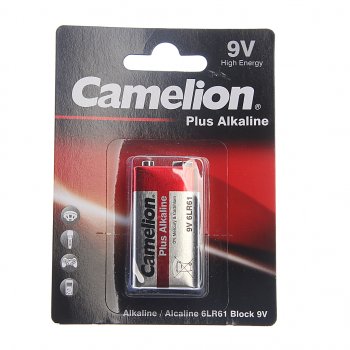 Батарейка KRONA 6LR61 9V блистер 1шт. Alkaline Max CAMELION CAMELION 6lr61-bp1