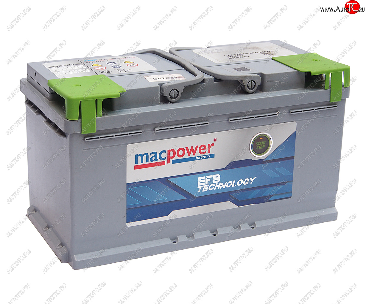 19 649 р. Аккумулятор MACPOWER EFB 100Ач обратная полярность MACPOWER 6ст100(0) smf56633  с доставкой в г. Вологда